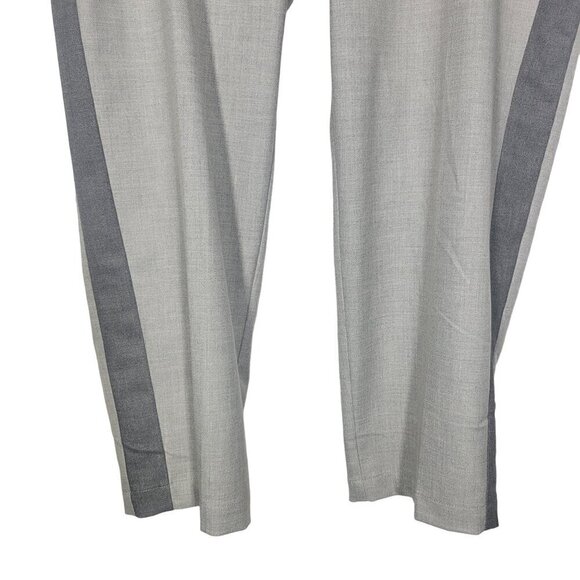 J.Jill Women's Two Toned Striped Grey Elastic Waistband Pull On Pants Size 18P - Picture 5 of 12
